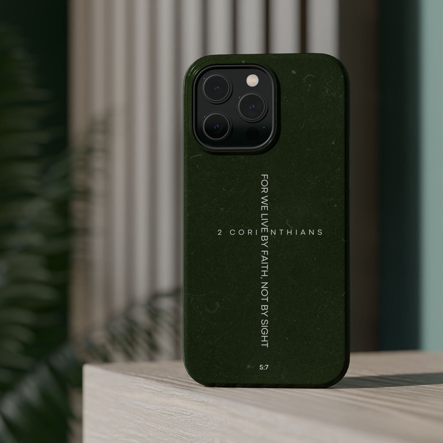 Live by Faith - 2 Corinthians 5:7 MagSafe iPhone Case - BOGO Cases