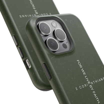 Live by Faith - 2 Corinthians 5:7 MagSafe iPhone Case - BOGO Cases