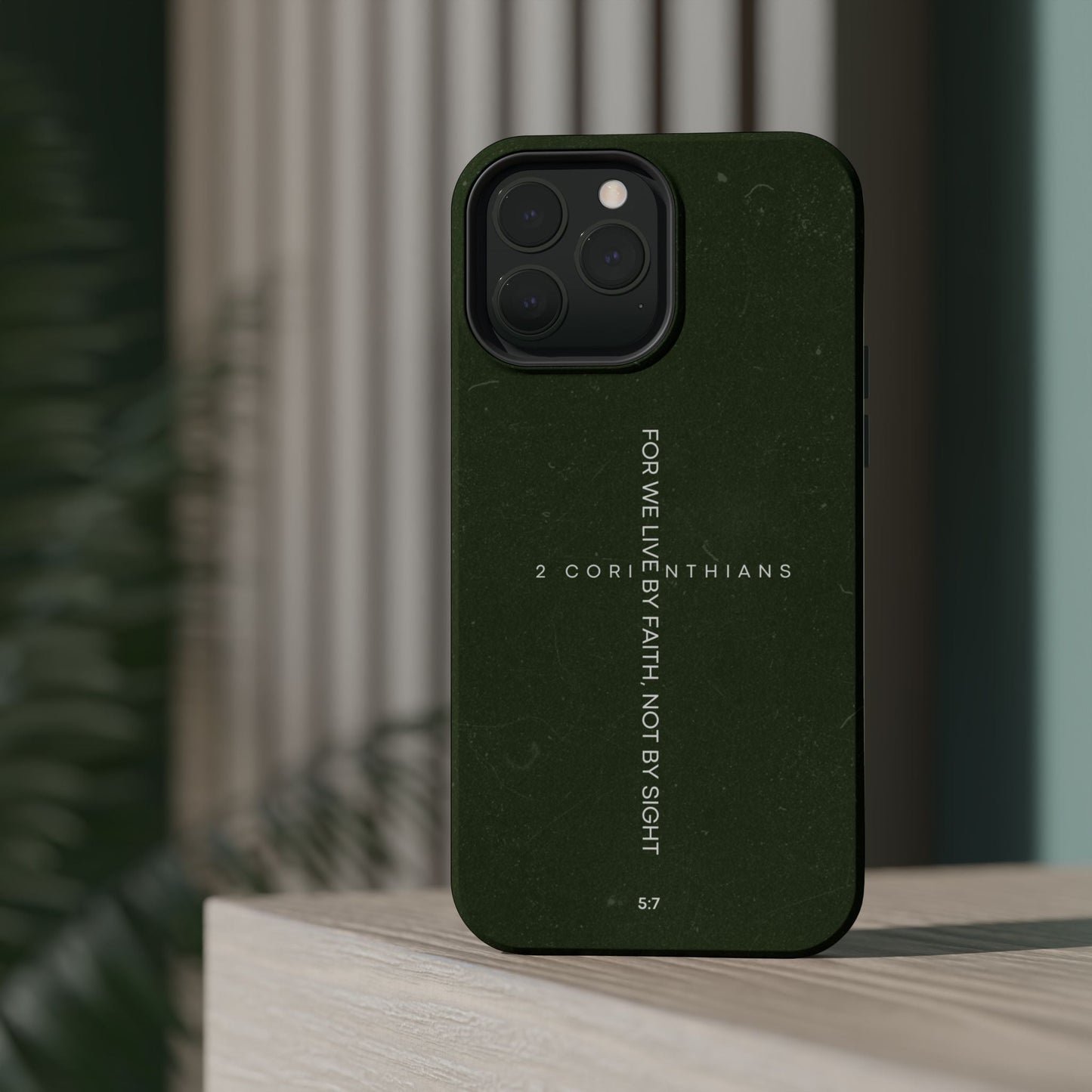 Live by Faith - 2 Corinthians 5:7 MagSafe iPhone Case - BOGO Cases