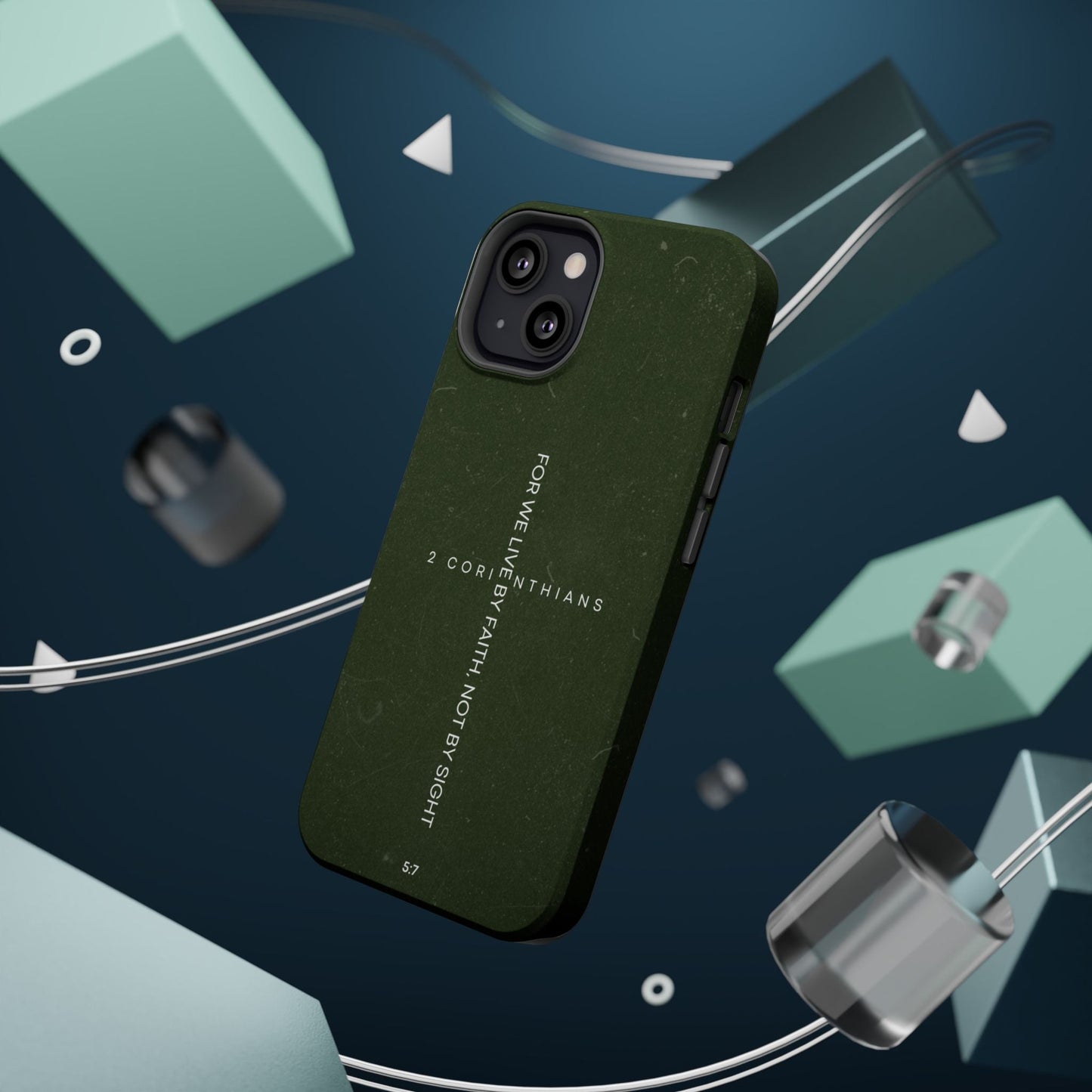 Live by Faith - 2 Corinthians 5:7 MagSafe iPhone Case - BOGO Cases