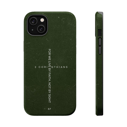 Live by Faith - 2 Corinthians 5:7 MagSafe iPhone Case - BOGO Cases