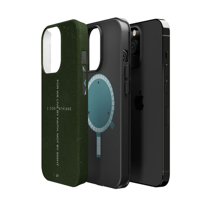 Live by Faith - 2 Corinthians 5:7 MagSafe iPhone Case - BOGO Cases