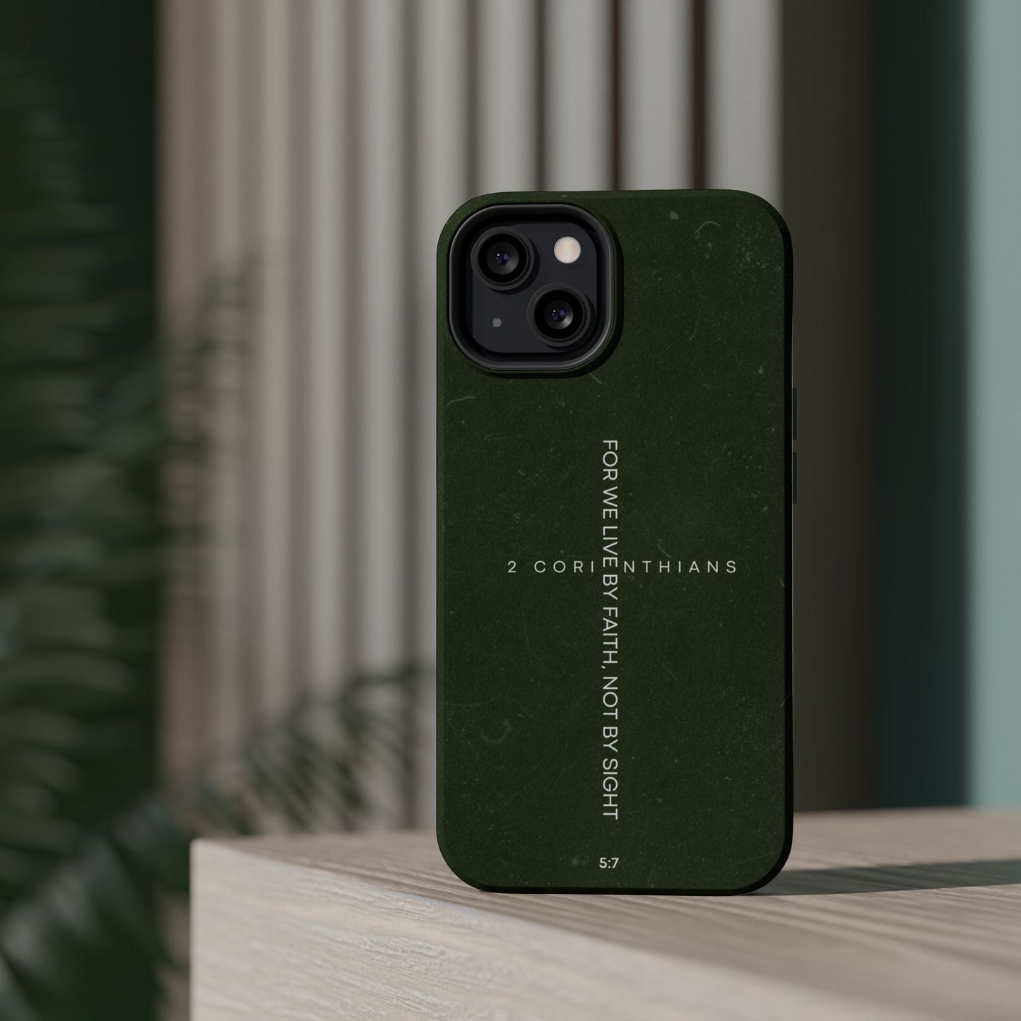 Live by Faith - 2 Corinthians 5:7 MagSafe iPhone Case - BOGO Cases