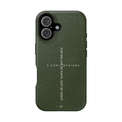 Live by Faith - 2 Corinthians 5:7 MagSafe iPhone Case - BOGO Cases