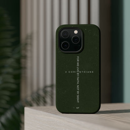 Live by Faith - 2 Corinthians 5:7 MagSafe iPhone Case - BOGO Cases