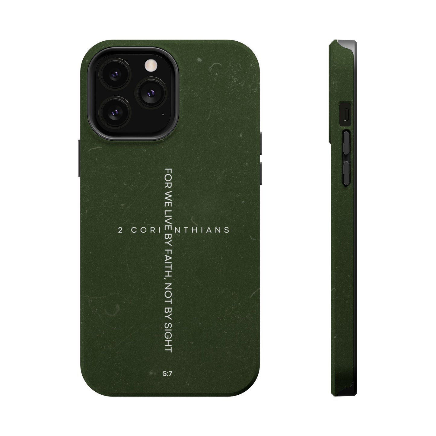 Live by Faith - 2 Corinthians 5:7 MagSafe iPhone Case - BOGO Cases