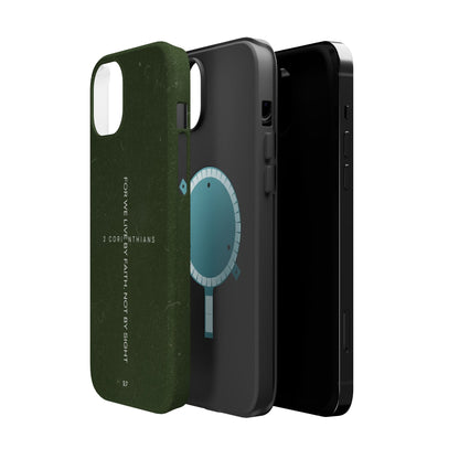 Live by Faith - 2 Corinthians 5:7 MagSafe iPhone Case - BOGO Cases