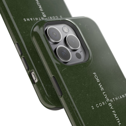 Live by Faith - 2 Corinthians 5:7 MagSafe iPhone Case - BOGO Cases