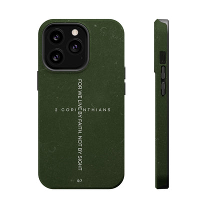 Live by Faith - 2 Corinthians 5:7 MagSafe iPhone Case - BOGO Cases