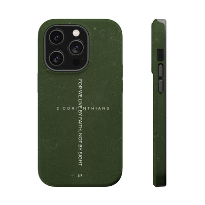 Live by Faith - 2 Corinthians 5:7 MagSafe iPhone Case - BOGO Cases