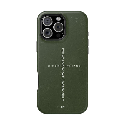 Live by Faith - 2 Corinthians 5:7 MagSafe iPhone Case - BOGO Cases