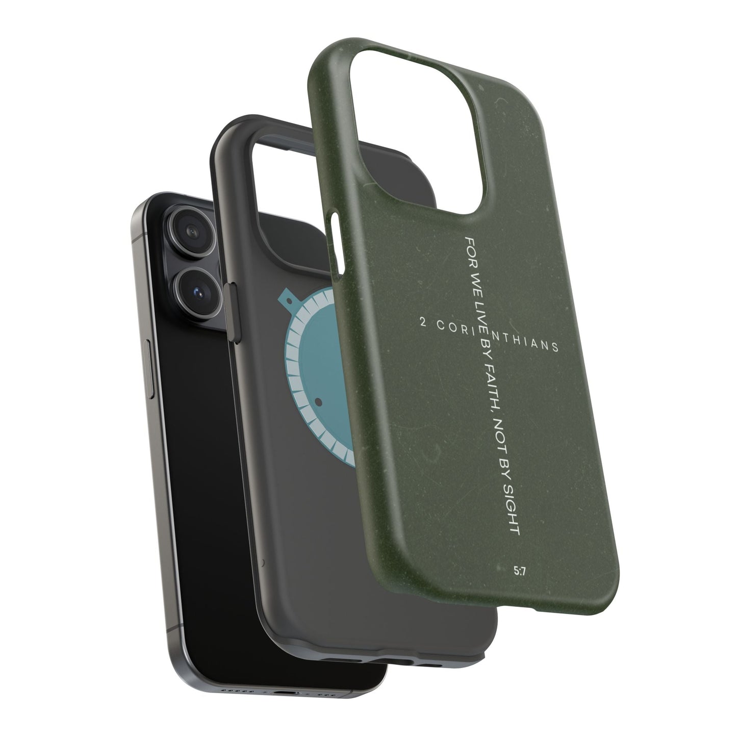 Live by Faith - 2 Corinthians 5:7 MagSafe iPhone Case - BOGO Cases