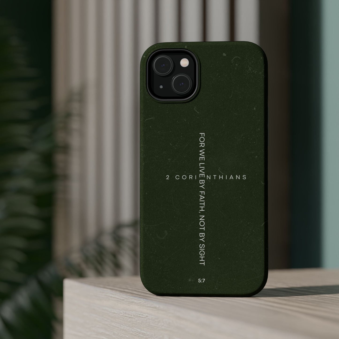 Live by Faith - 2 Corinthians 5:7 MagSafe iPhone Case - BOGO Cases