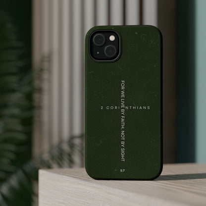 Live by Faith - 2 Corinthians 5:7 MagSafe iPhone Case - BOGO Cases