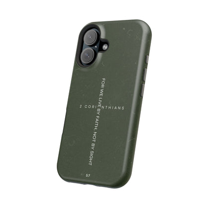 Live by Faith - 2 Corinthians 5:7 MagSafe iPhone Case - BOGO Cases