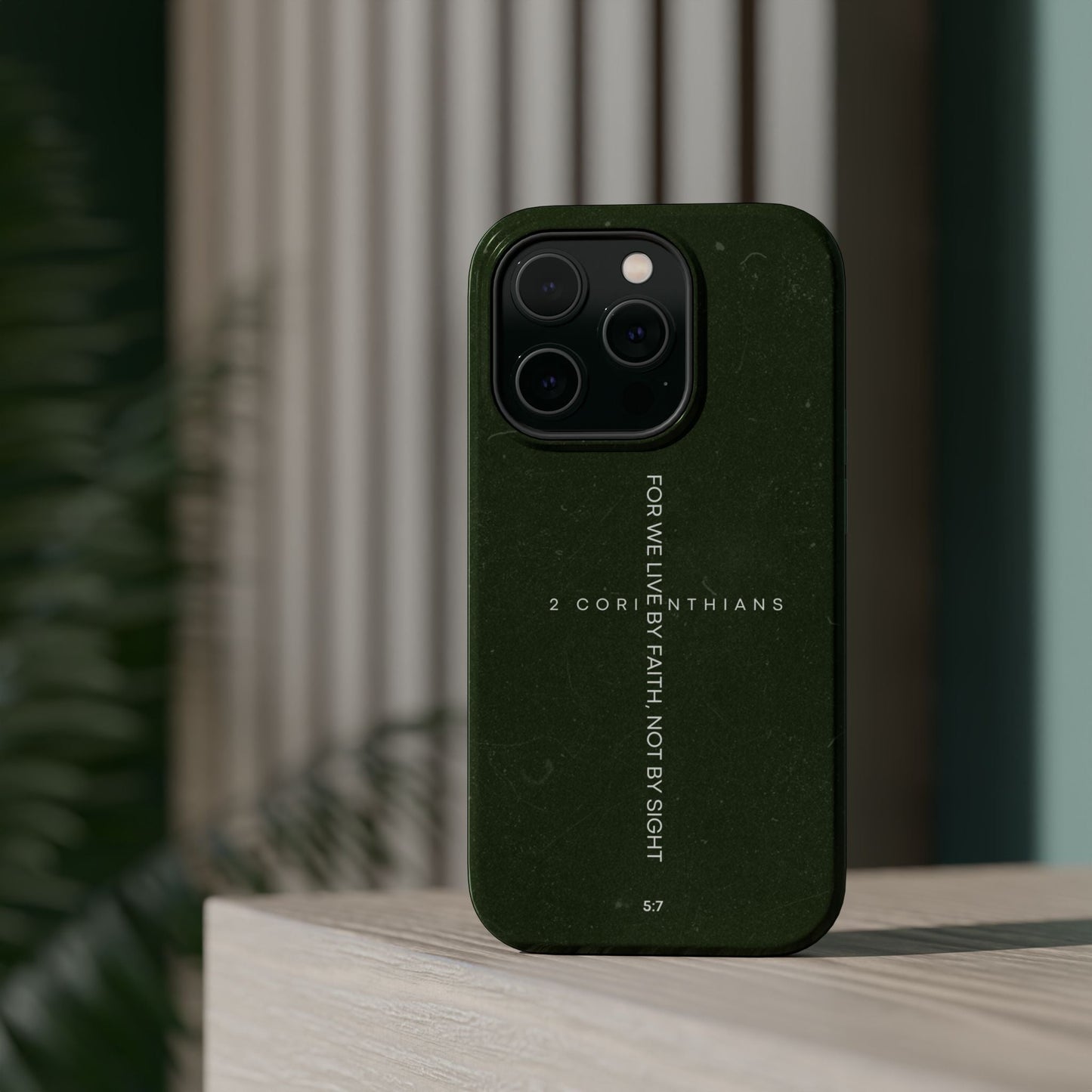 Live by Faith - 2 Corinthians 5:7 MagSafe iPhone Case - BOGO Cases