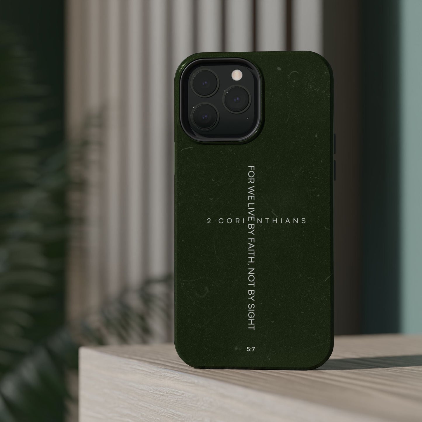 Live by Faith - 2 Corinthians 5:7 MagSafe iPhone Case - BOGO Cases