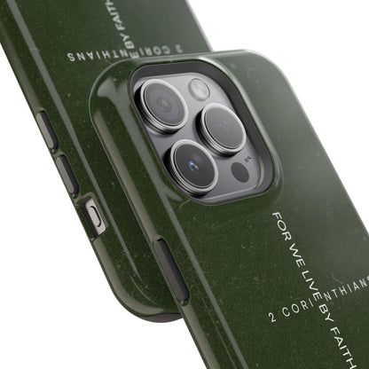 Live by Faith - 2 Corinthians 5:7 MagSafe iPhone Case - BOGO Cases