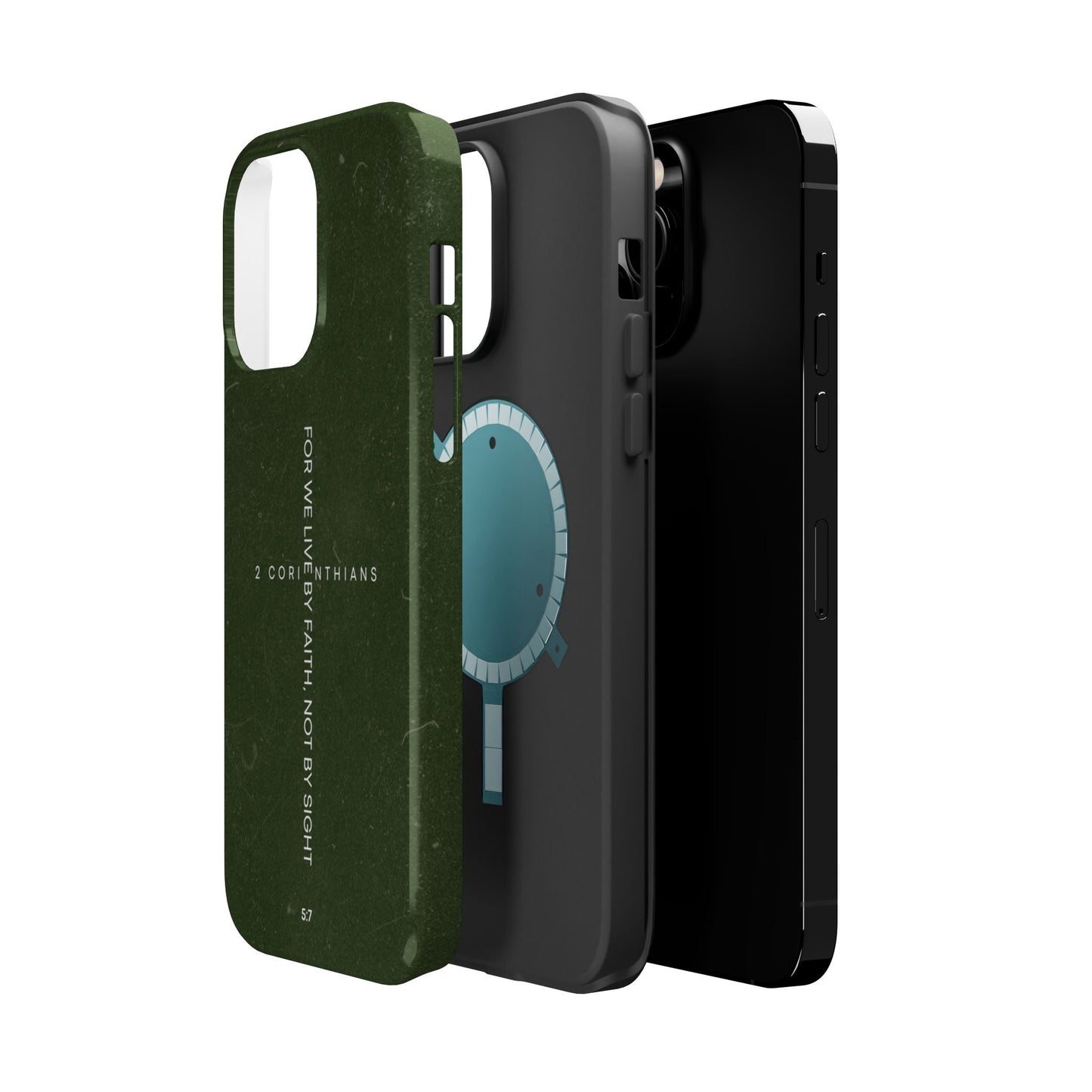 Live by Faith - 2 Corinthians 5:7 MagSafe iPhone Case - BOGO Cases