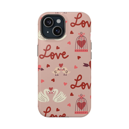 Lovebirds & Swans MagSafe iPhone Case - BOGO Cases