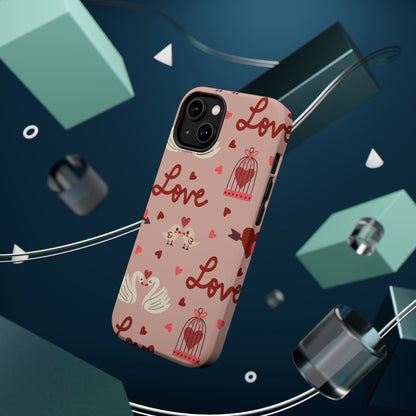 Lovebirds & Swans MagSafe iPhone Case - BOGO Cases