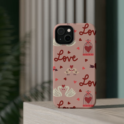 Lovebirds & Swans MagSafe iPhone Case - BOGO Cases