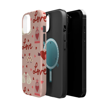 Lovebirds & Swans MagSafe iPhone Case - BOGO Cases