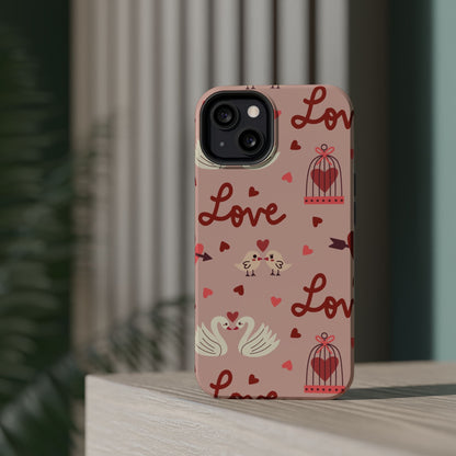 Lovebirds & Swans MagSafe iPhone Case - BOGO Cases