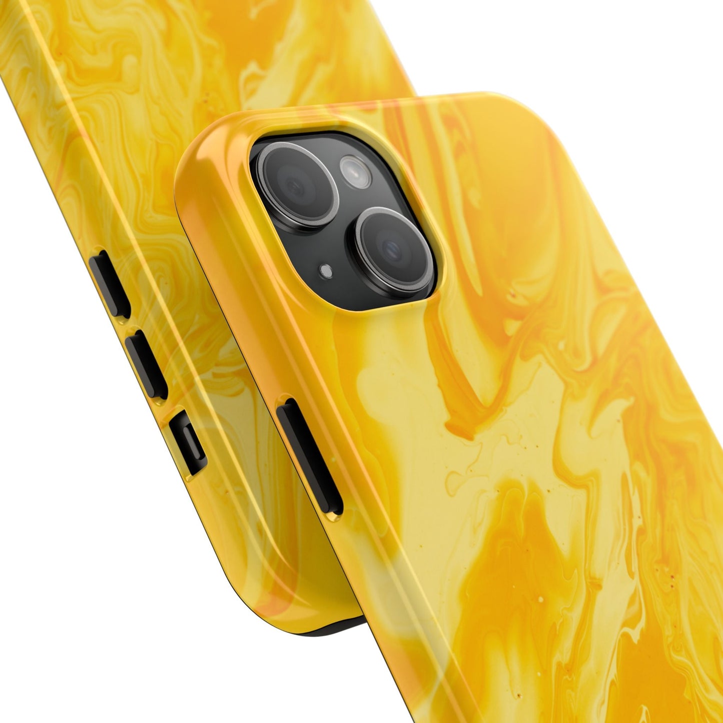 Luxe Yellow Marble iPhone Case – Stunning Golden Marble Texture - BOGO Cases