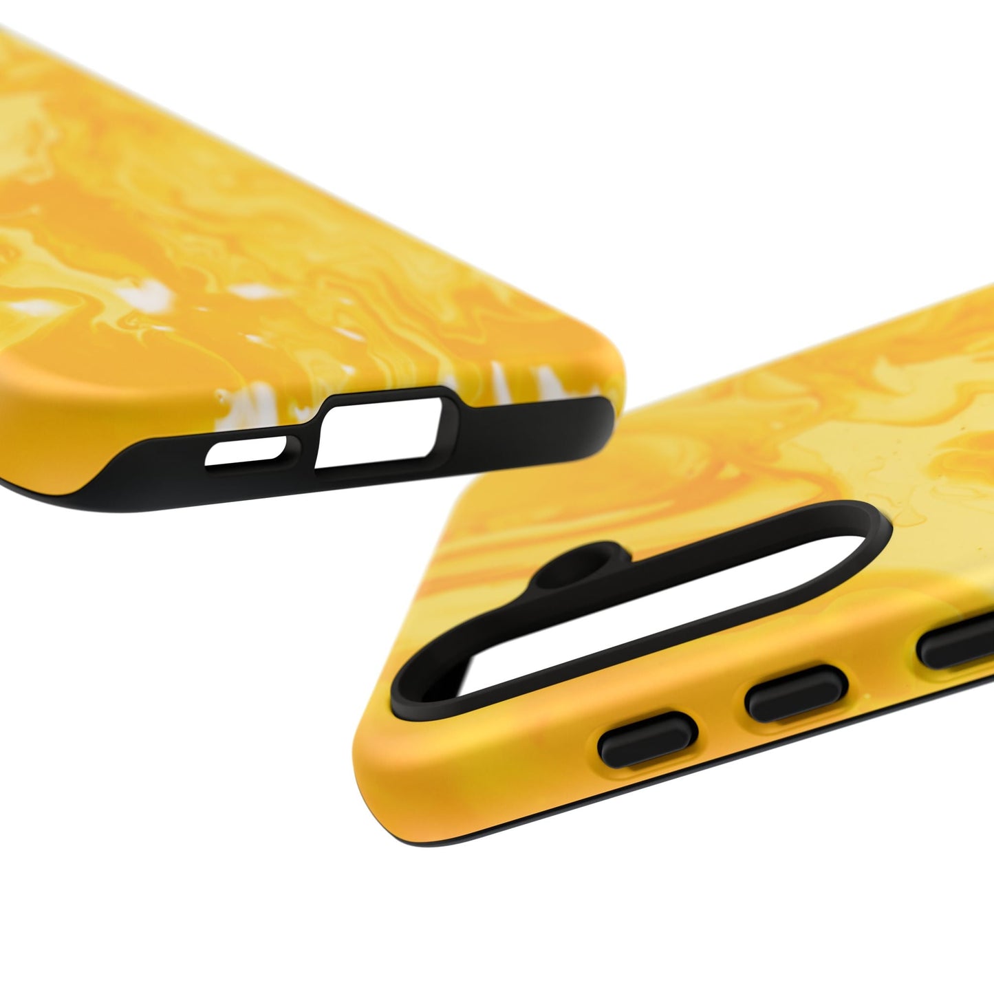 Luxe Yellow Marble Samsung Galaxy Case – Bold and Elegant Phone Design - BOGO Cases