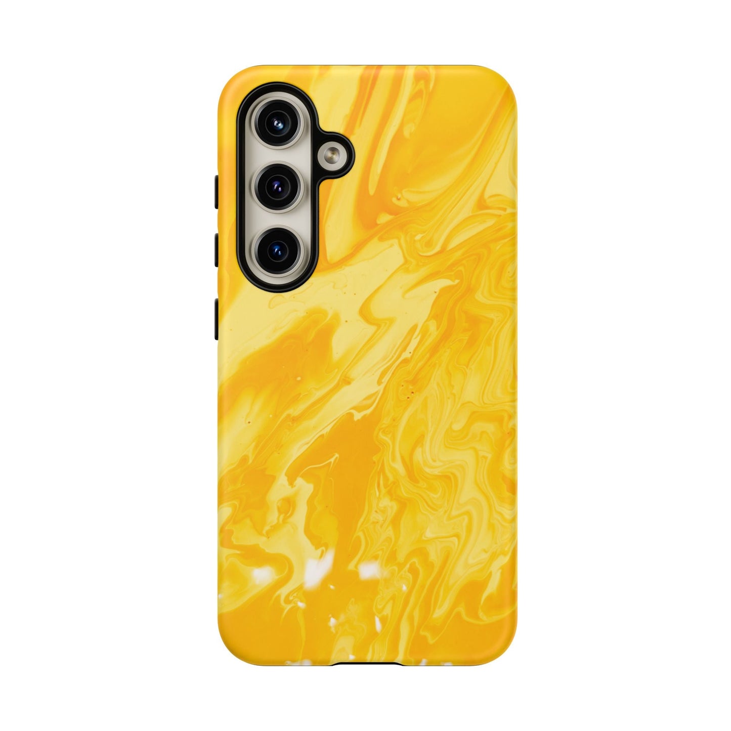 Luxe Yellow Marble Samsung Galaxy Case – Bold and Elegant Phone Design - BOGO Cases