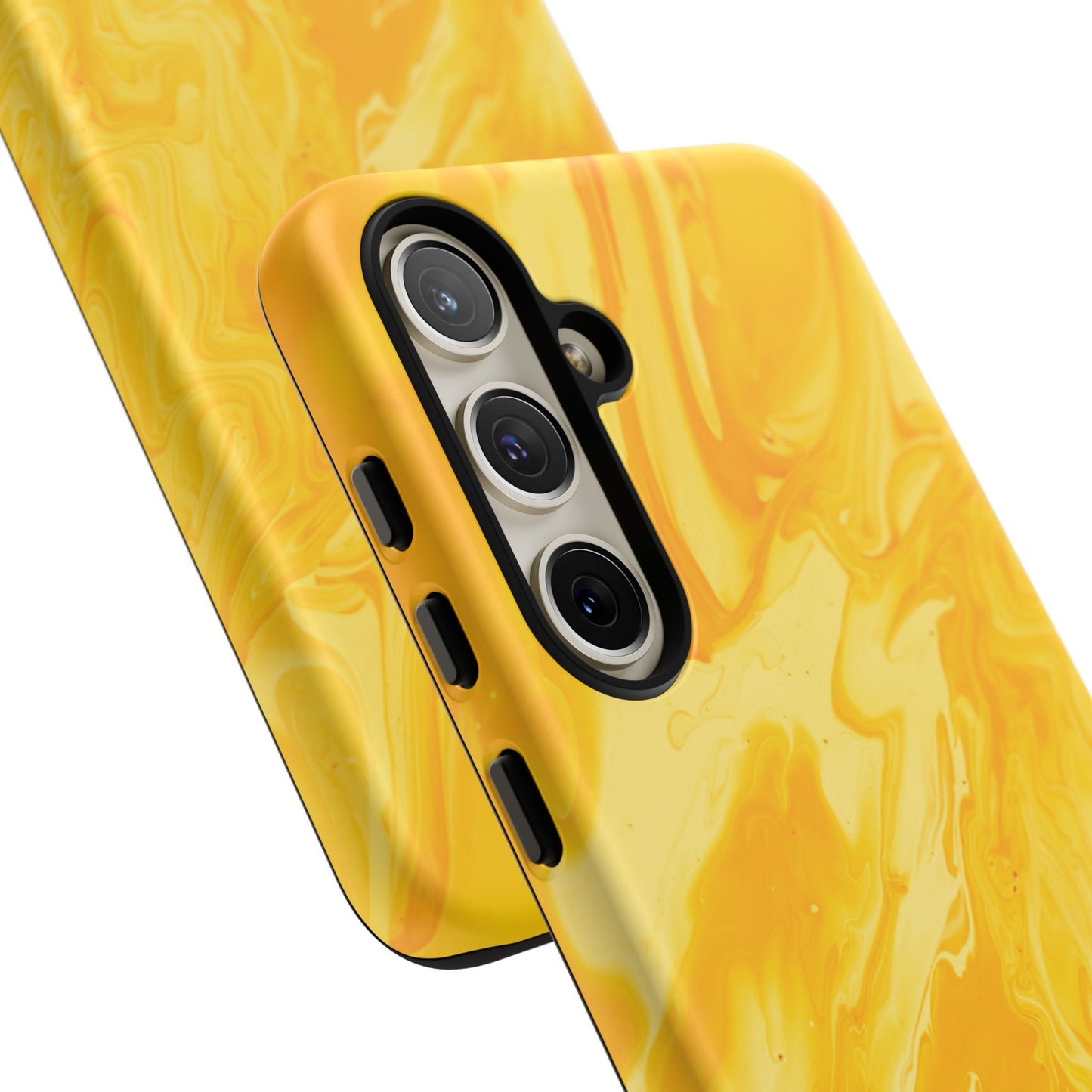 Luxe Yellow Marble Samsung Galaxy Case – Bold and Elegant Phone Design - BOGO Cases