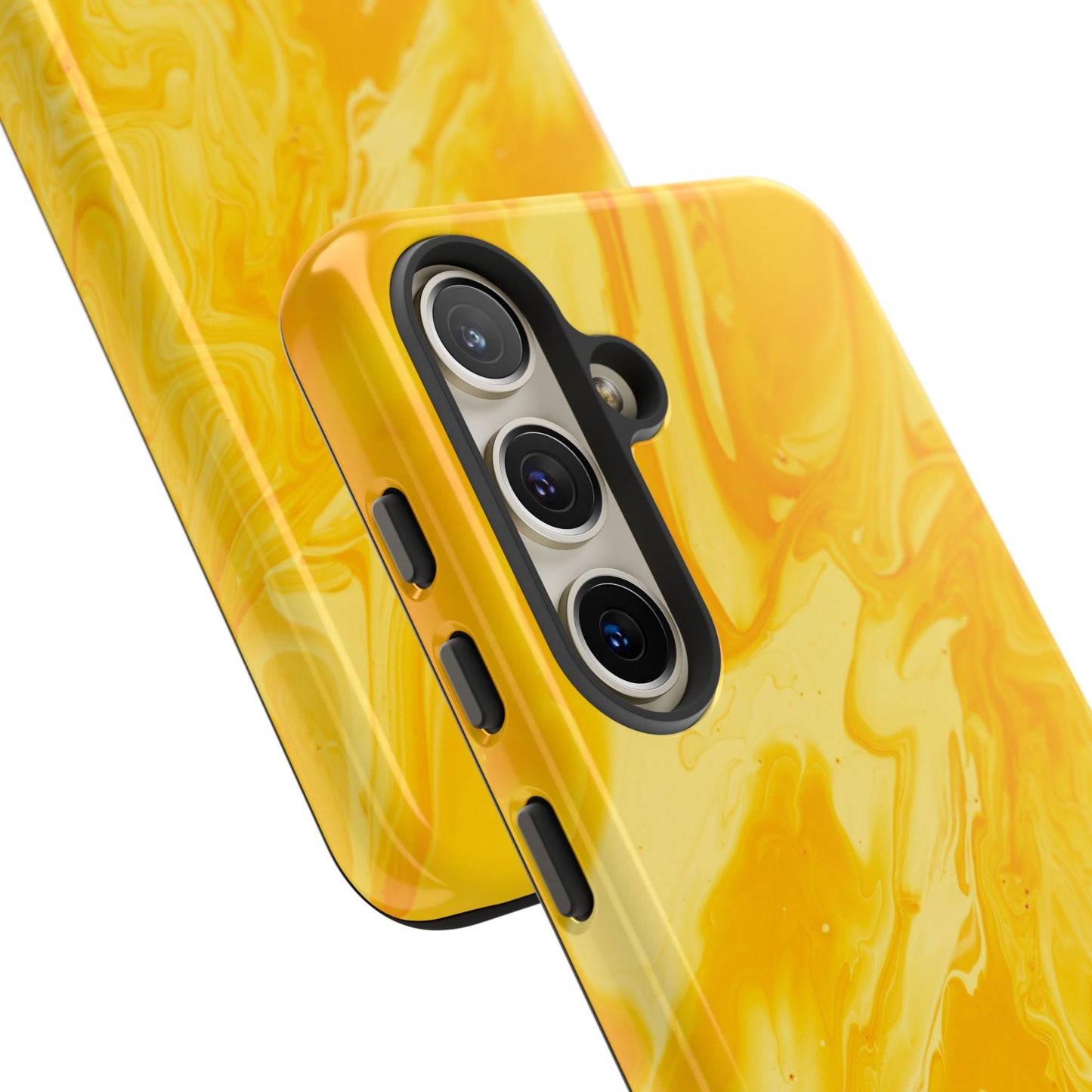 Luxe Yellow Marble Samsung Galaxy Case – Bold and Elegant Phone Design - BOGO Cases