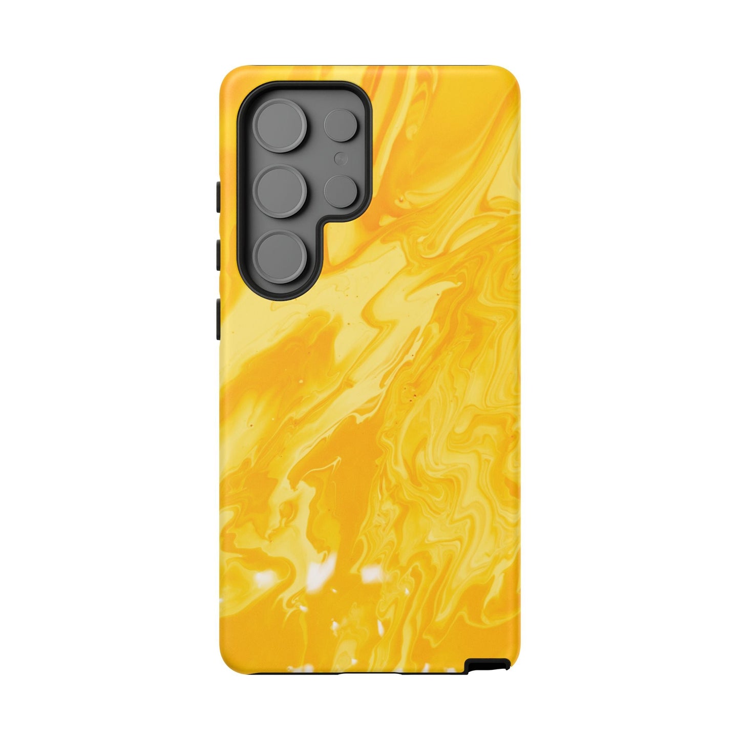 Luxe Yellow Marble Samsung Galaxy Case – Bold and Elegant Phone Design - BOGO Cases