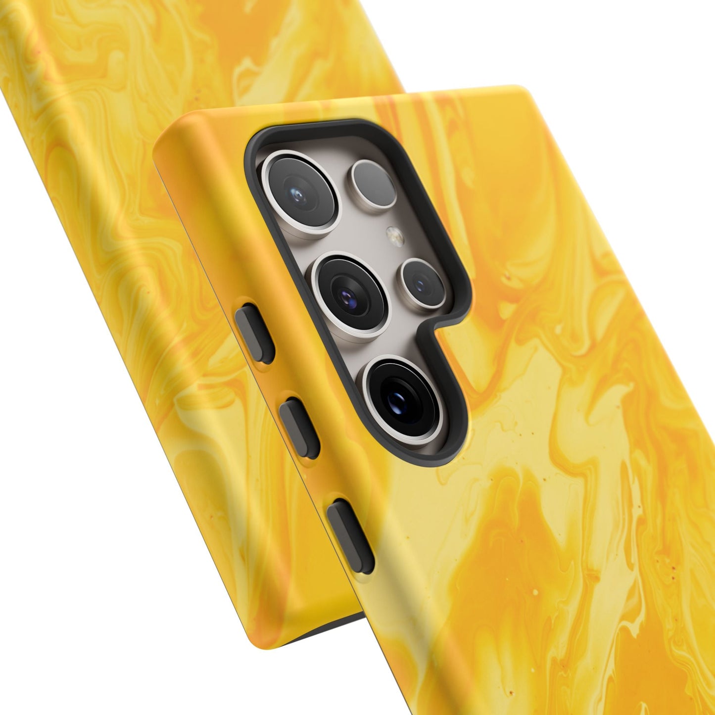 Luxe Yellow Marble Samsung Galaxy Case – Bold and Elegant Phone Design - BOGO Cases