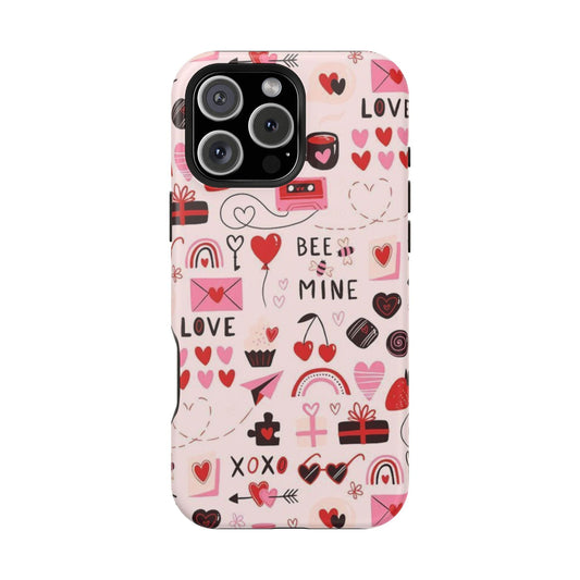 MagSafe Case: Bee Mine Love Doodles - BOGO Cases