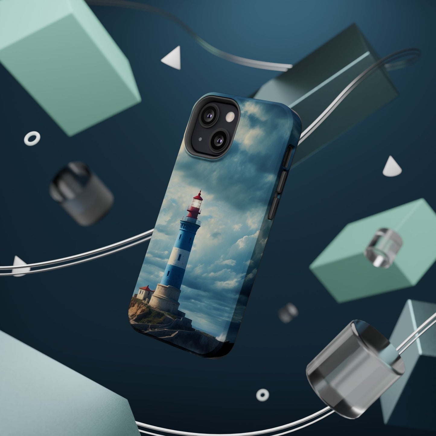MagSafe Case - Coastal Lighthouse Design - BOGO Cases