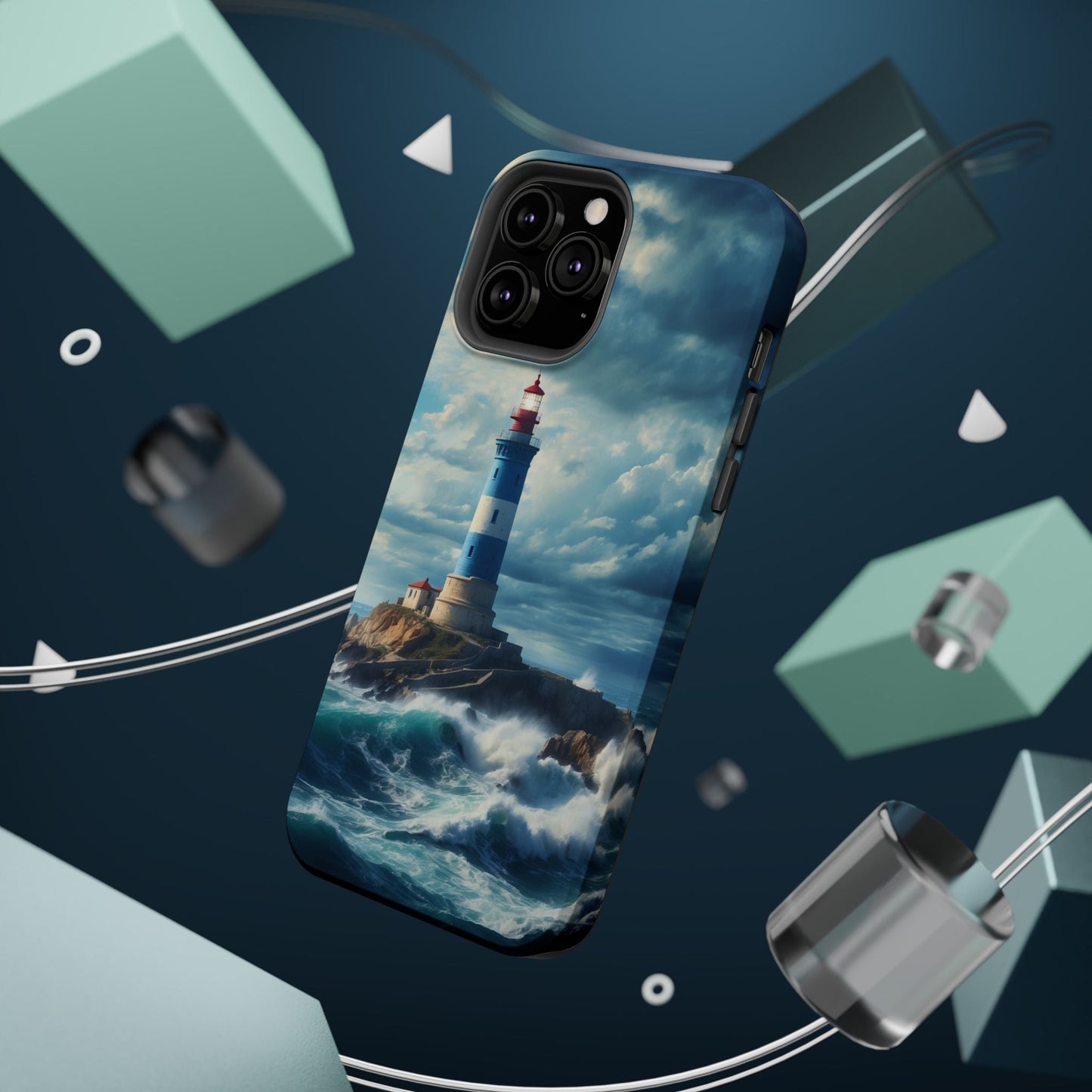 MagSafe Case - Coastal Lighthouse Design - BOGO Cases