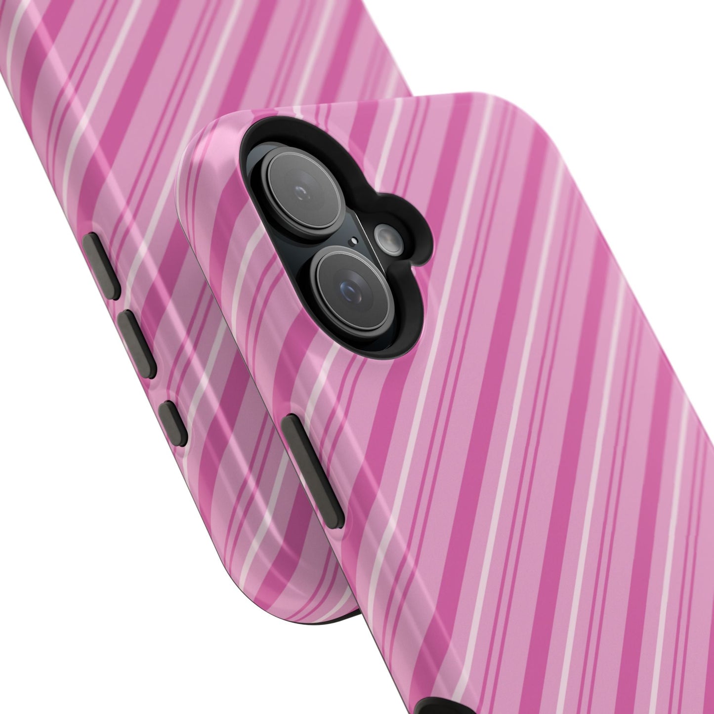MagSafe Case - Pretty in Pink Stripes Design - BOGO Cases