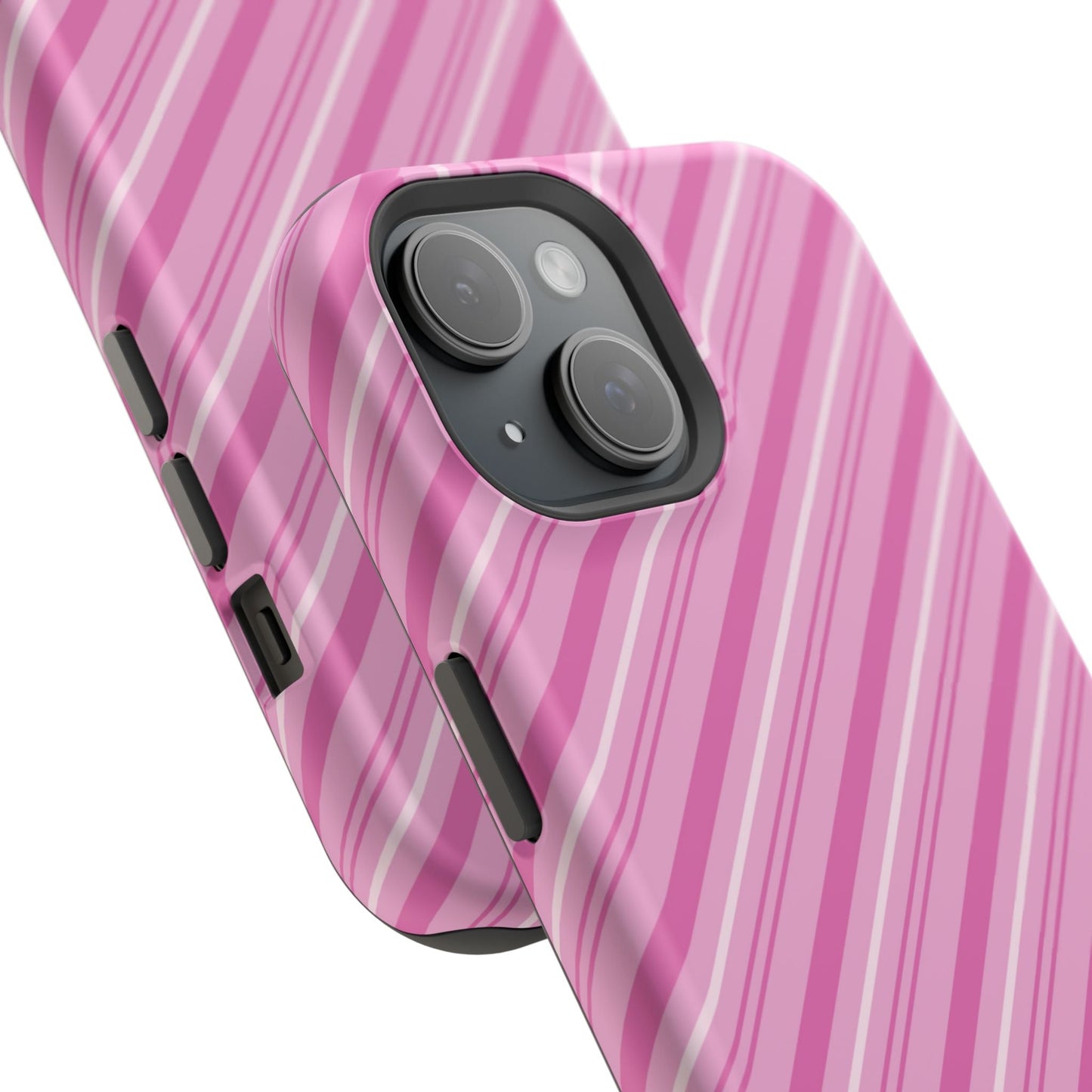 MagSafe Case - Pretty in Pink Stripes Design - BOGO Cases