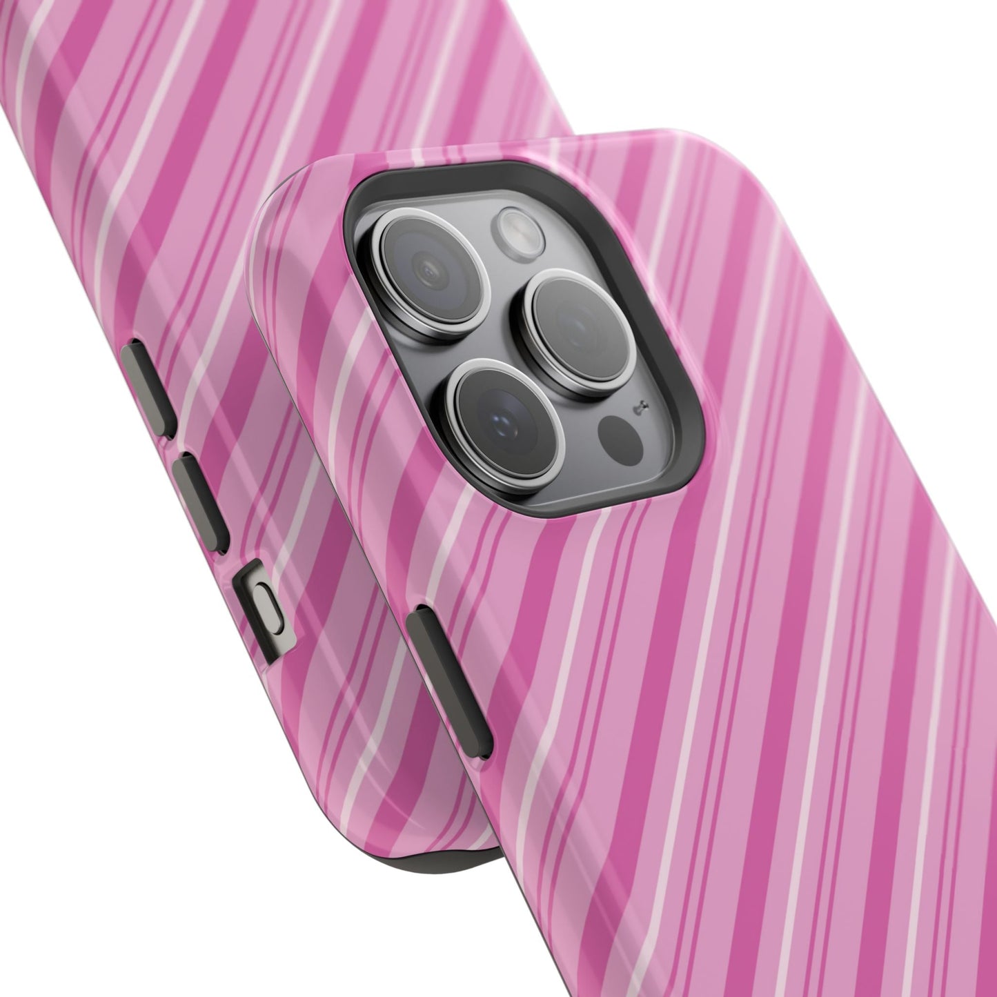 MagSafe Case - Pretty in Pink Stripes Design - BOGO Cases
