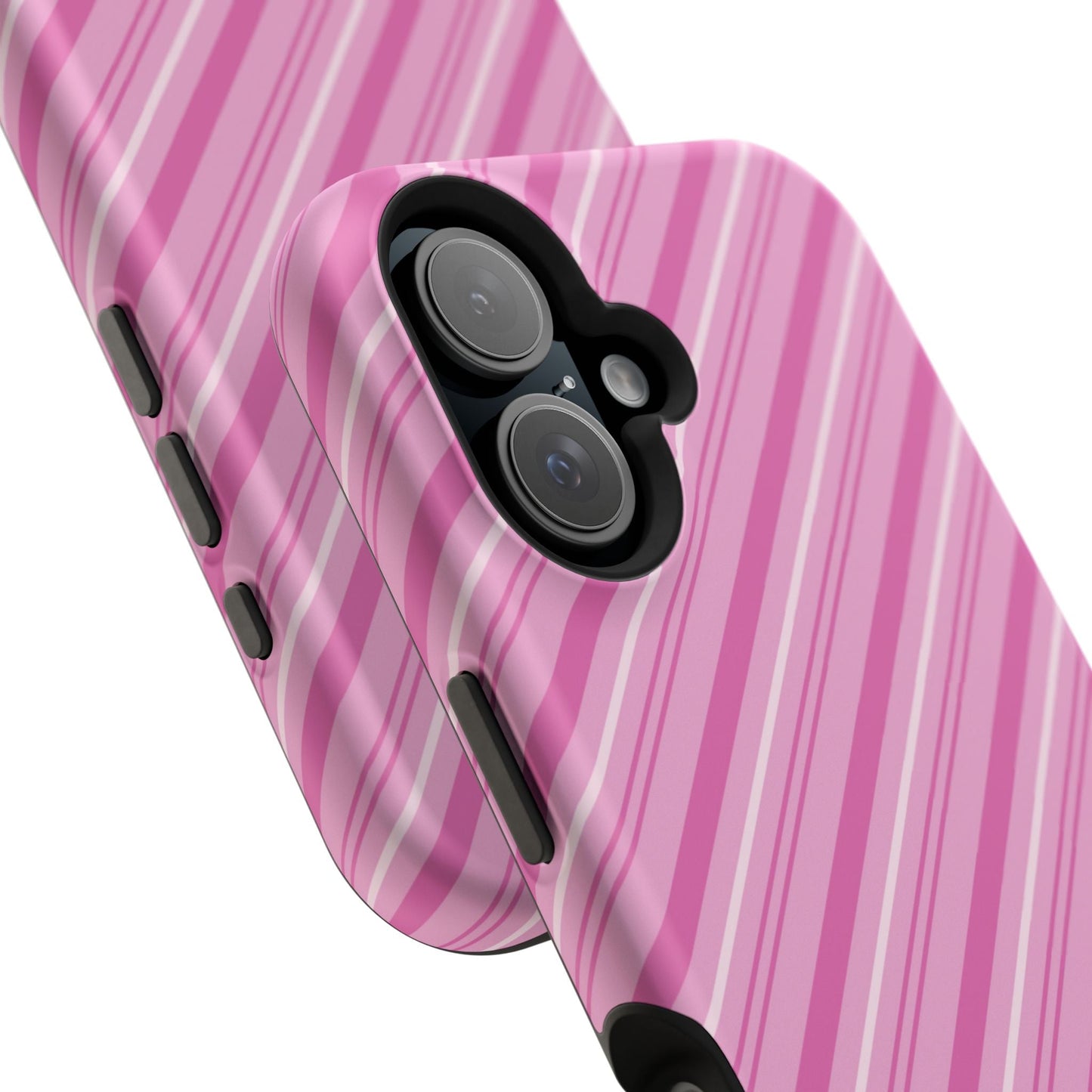 MagSafe Case - Pretty in Pink Stripes Design - BOGO Cases