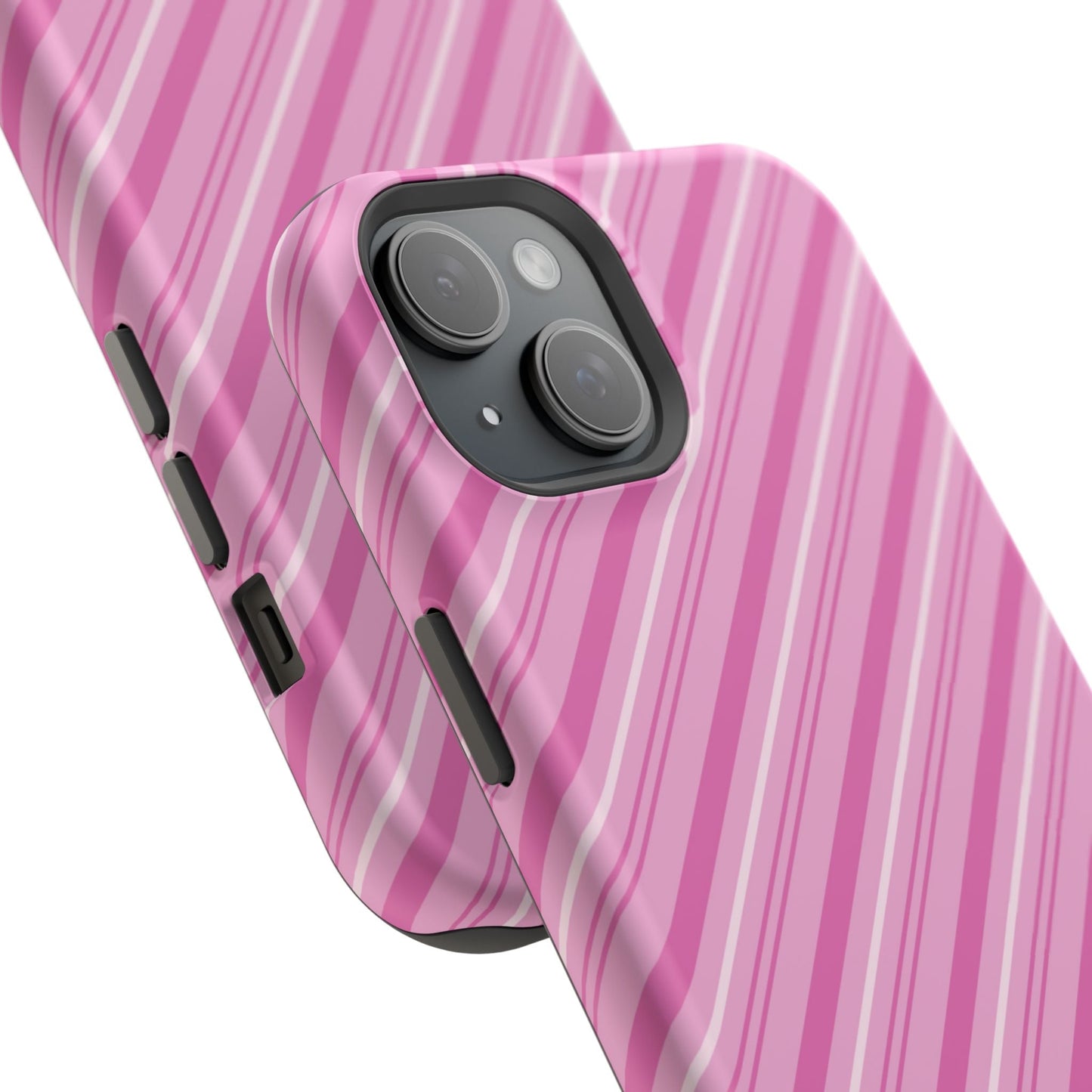 MagSafe Case - Pretty in Pink Stripes Design - BOGO Cases