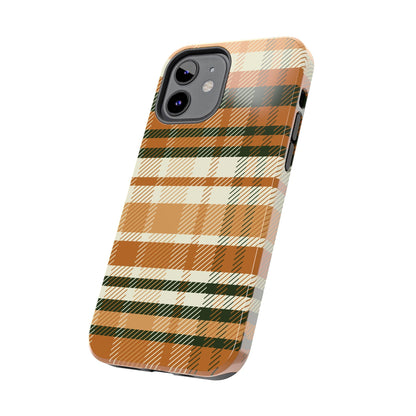 MagSafe Case - Pumpkin Spice Plaid Design - BOGO Cases