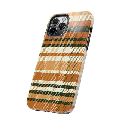 MagSafe Case - Pumpkin Spice Plaid Design - BOGO Cases