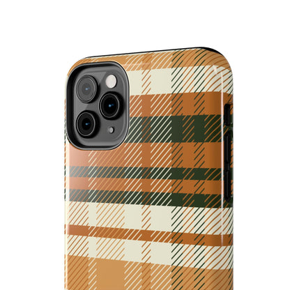 MagSafe Case - Pumpkin Spice Plaid Design - BOGO Cases