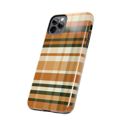 MagSafe Case - Pumpkin Spice Plaid Design - BOGO Cases