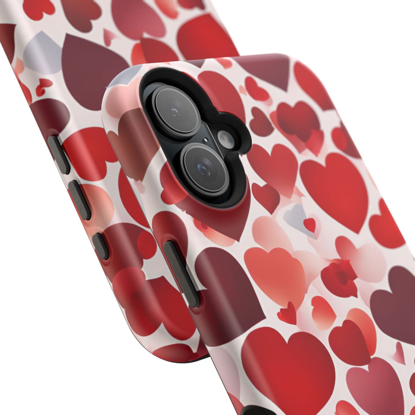 MagSafe Case: Romantic Red Heart Gradient Case - BOGO Cases