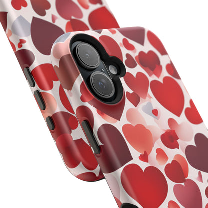 MagSafe Case: Romantic Red Heart Gradient Case - BOGO Cases