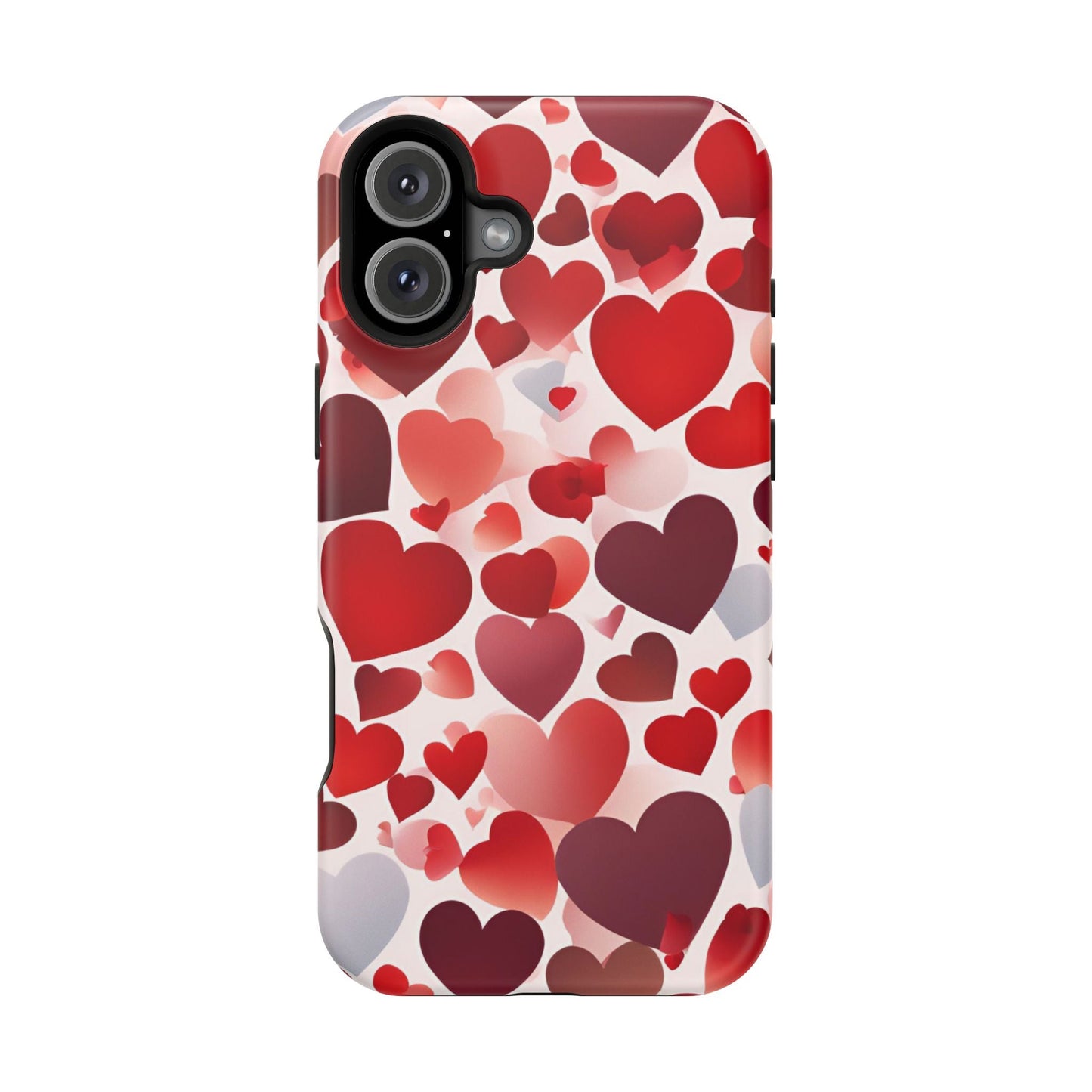 MagSafe Case: Romantic Red Heart Gradient Case - BOGO Cases